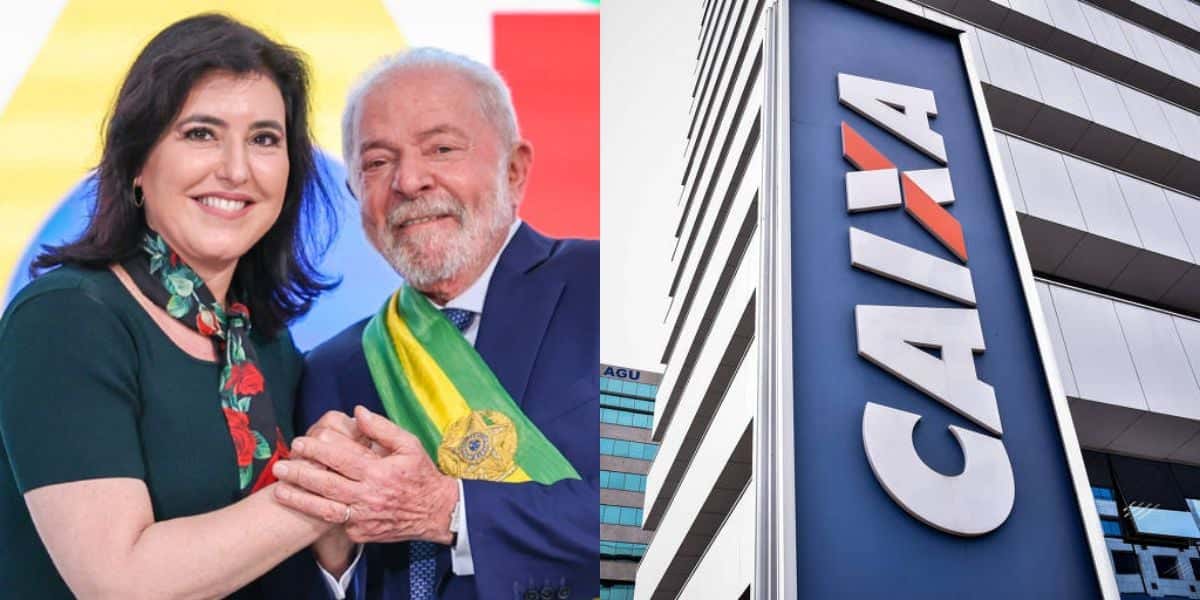 Nova lei de Simone Tebet e Lula com vitória na Caixa (Reprodução: Montagem TV Foco)
