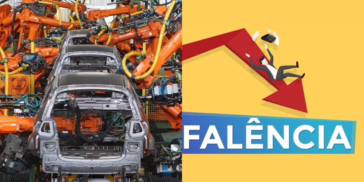 Falência de montadora após anos (Reprodução/Montagem/JusBrasil/Autoentusiastas)