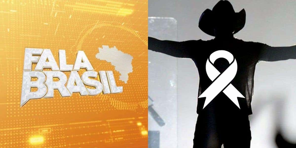 Cantor sertanejo morre e Fala Brasil expõe tragédia (Reprodução/Montagem/Record/Canva)