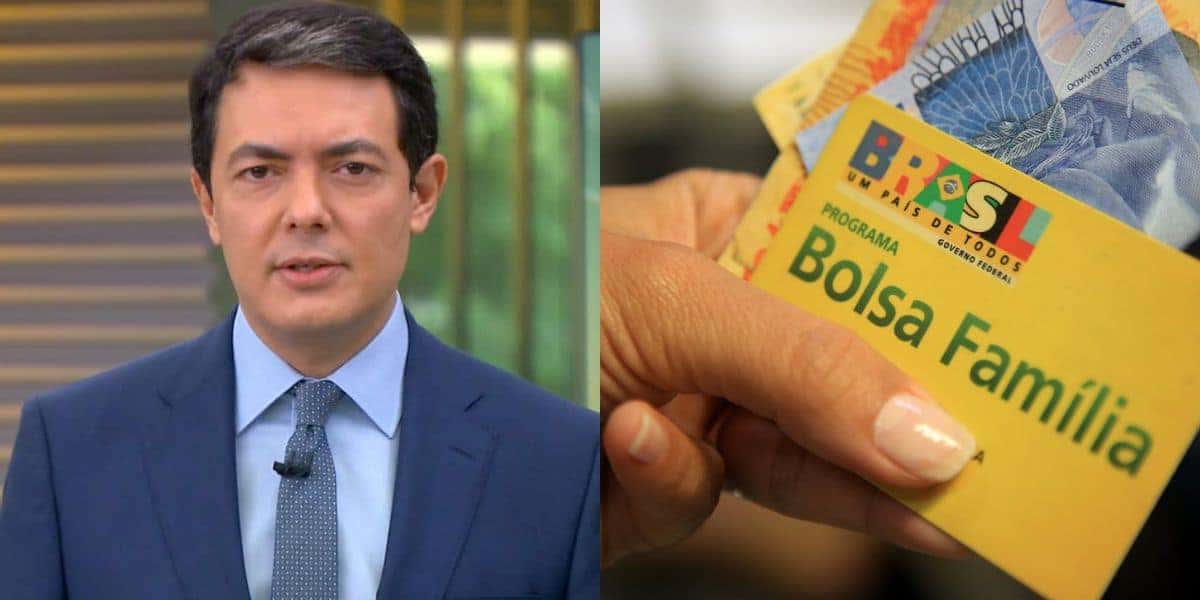 Alan Severiano no Jornal Hoje / Bolsa Família - Montagem: TVFOCO