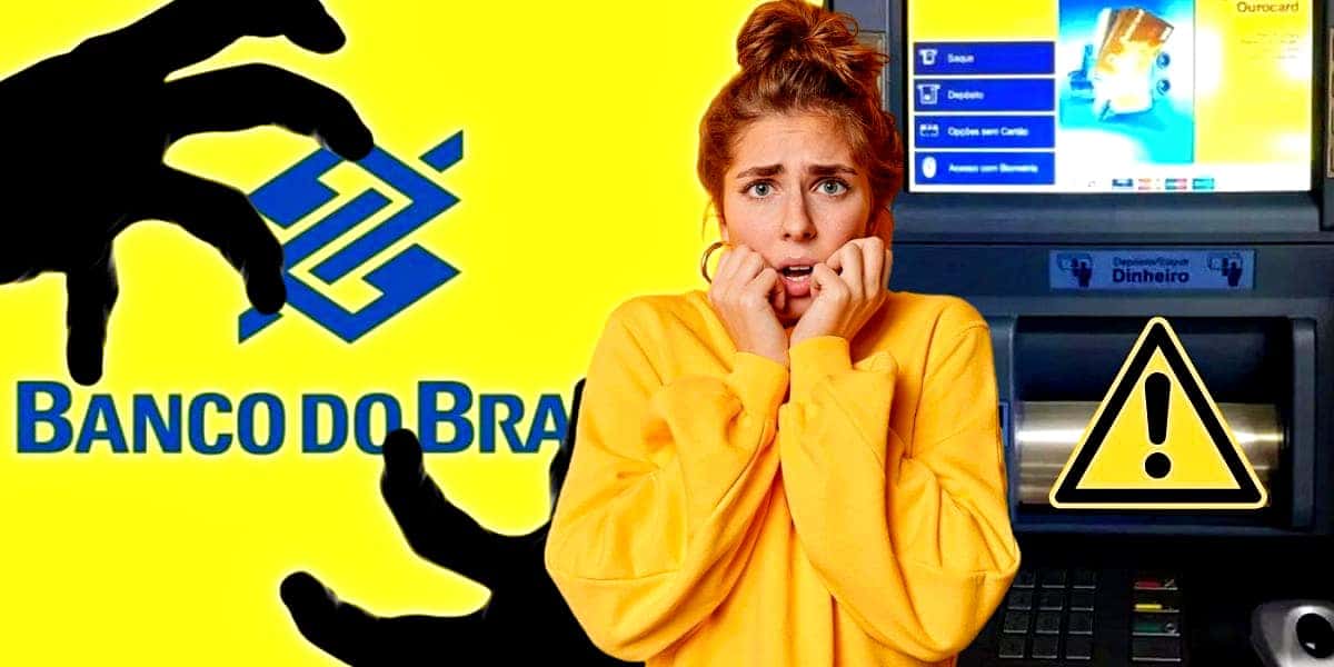Terror nos Caixas Eletrônicos faz Banco do Brasil emitir 4 alertas (Foto Reprodução/Montagem/Lennita/BB/Canva/Freepik/TerrorMovie)