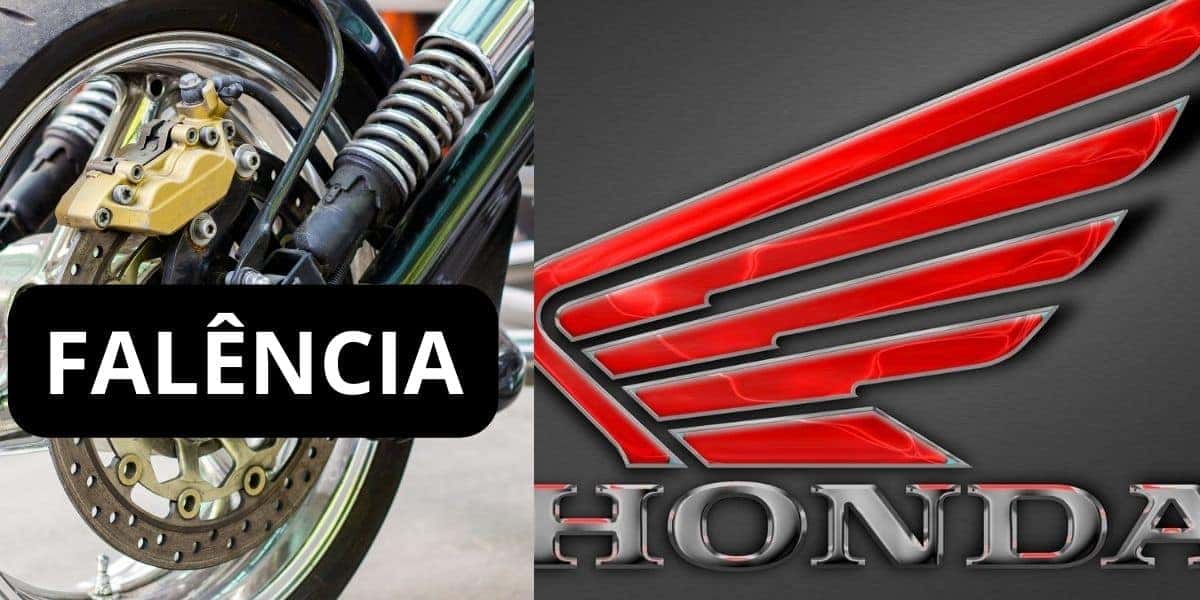 FALÊNCIA / Logo da Honda - Montagem: TVFOCO