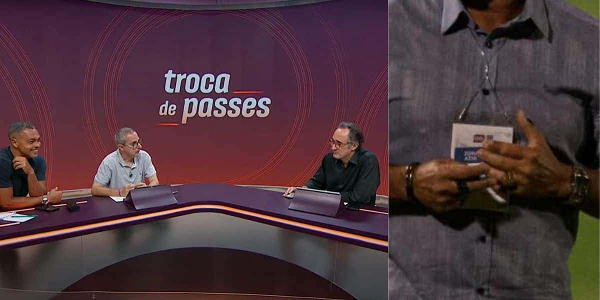 Marcelo Barreto no Troca de Passes - Foto | Reprodução: Yuotube GE - Montagem Tv Foco