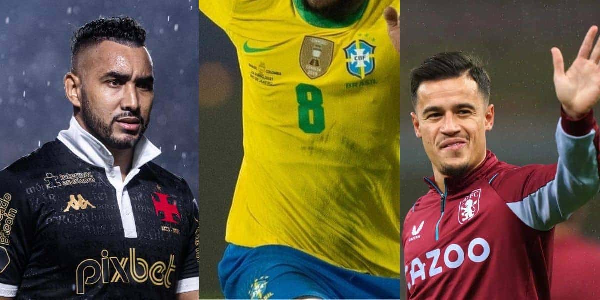 Fred na Seleção Brasileira, Payet no Vasco e Coutinho no Aston Villa (Reprodução - Internet)