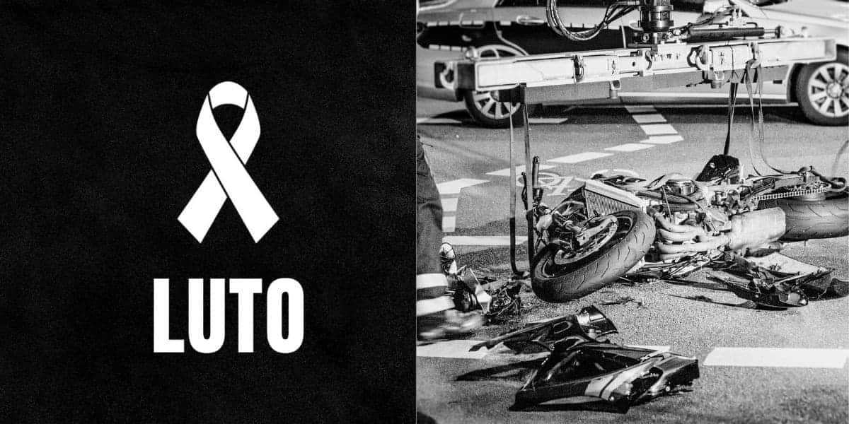 Imagem de luto e acidente de moto - Foto Reprodução Internet