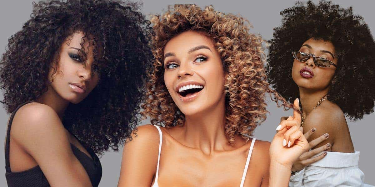 Mulheres com cabelos cacheados (Fotos: Reproduções / Canva)
