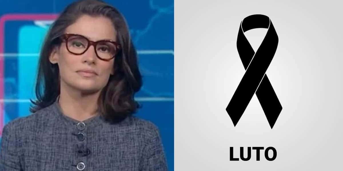 O anúncio de Renata ao parar o JN às pressas com morte de estrela da Globo (Foto: Reprodução - Globo)
