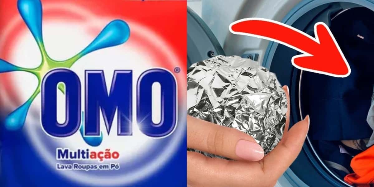 Papel alumínio na máquina de lavar aniquila produtos de limpeza (Foto: Reprodução Internet)