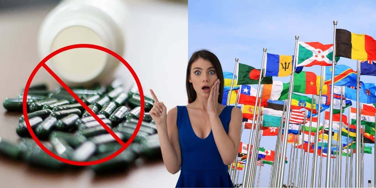 Remédio proibido e países do mundo - Foto Reprodução Internet