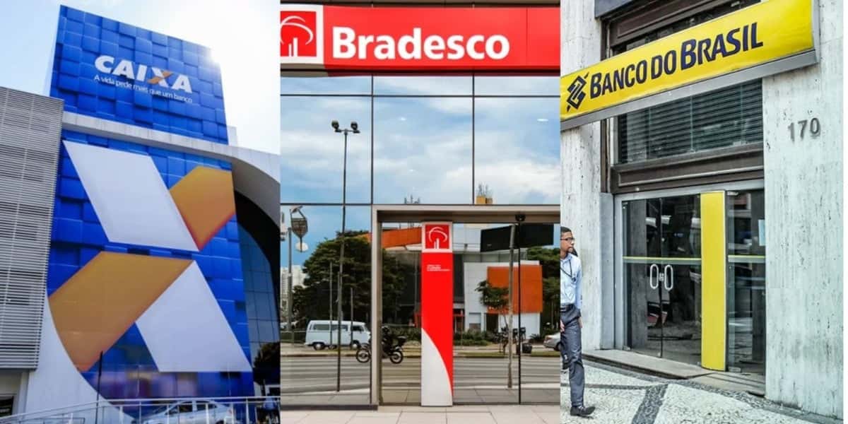 Caixa, Bradesco e BB - (Foto: Internet)