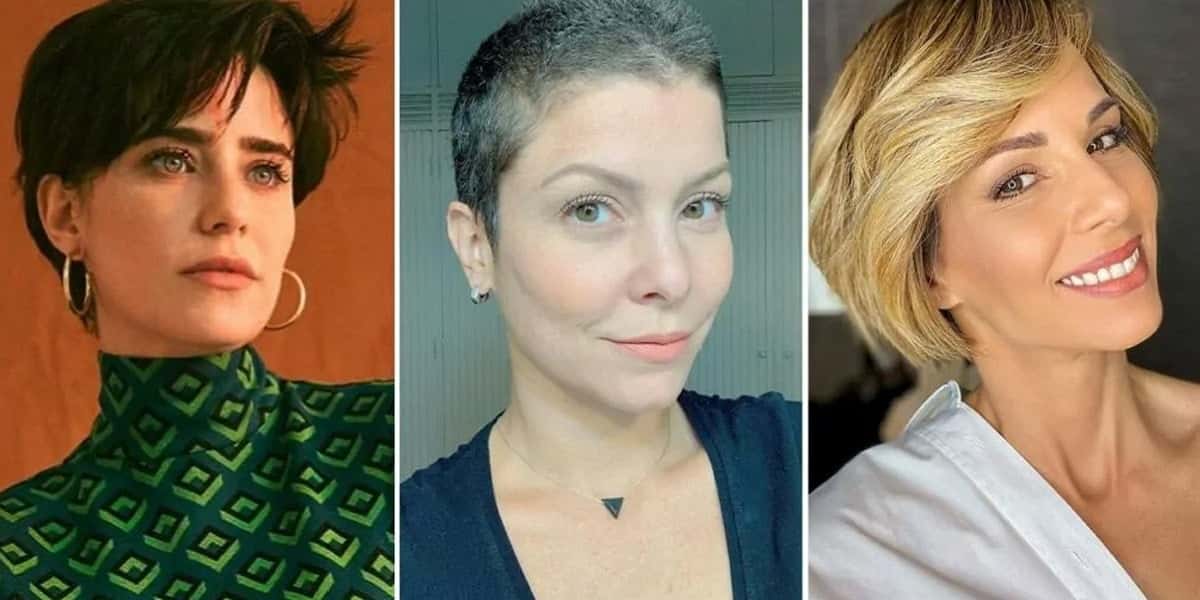 Cortes de cabelo curtinho para senhoras - Fernanda Vasconcelos : Bárbara Borges : Ana Furtado (Foto: Reprodução : Instagram)