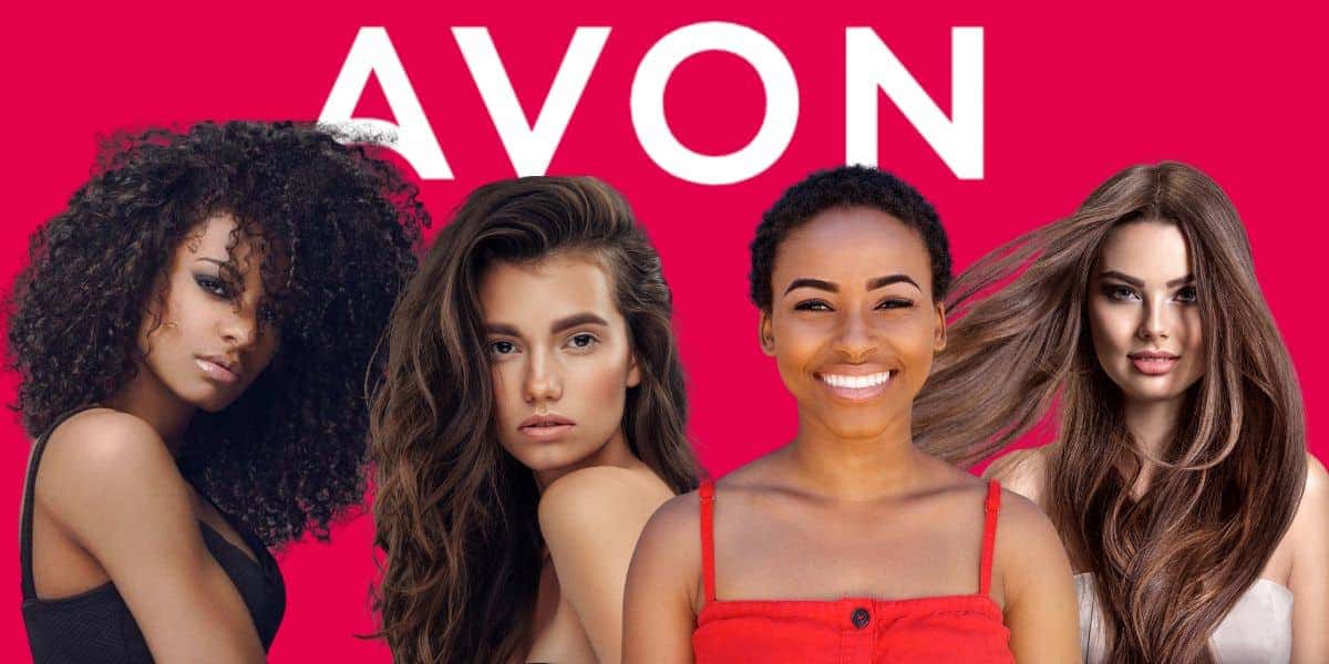 Avon e mulher com cabelos saudáveis (Fotos: Reproduções / Instagram / Canva)