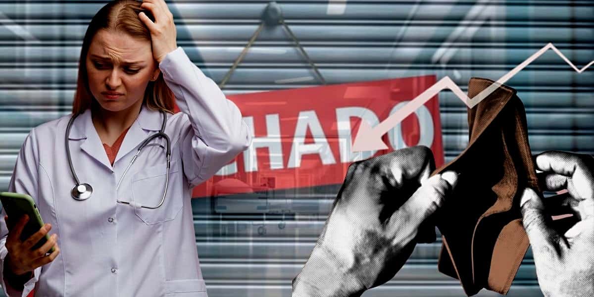 Setor da saúde é aterrorizado com crises e falências (Foto Reprodução/Montagem/Lennita/Tv Foco/Canva)