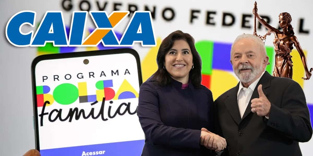 Lula e Tebet - Bols Família - Caixa - Lei (Foto: Reprodução, Montagem - TV Foco)