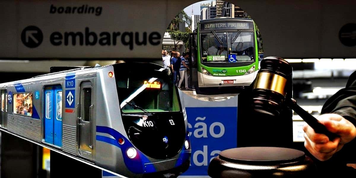 Paulistas recebem notícia bomba sobre a greve nos transportes como metrô e ônibus (Foto Reprodução/Montagem/Lennita/Tv Foco/Canva/G1)