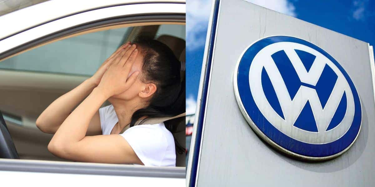 Motorista desesperada e Volkswagen - Foto Reprodução Internet