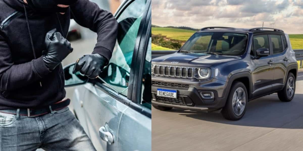 Roubo de carro e o Jeep Renegade (Foto: Reprodução/ Internet)