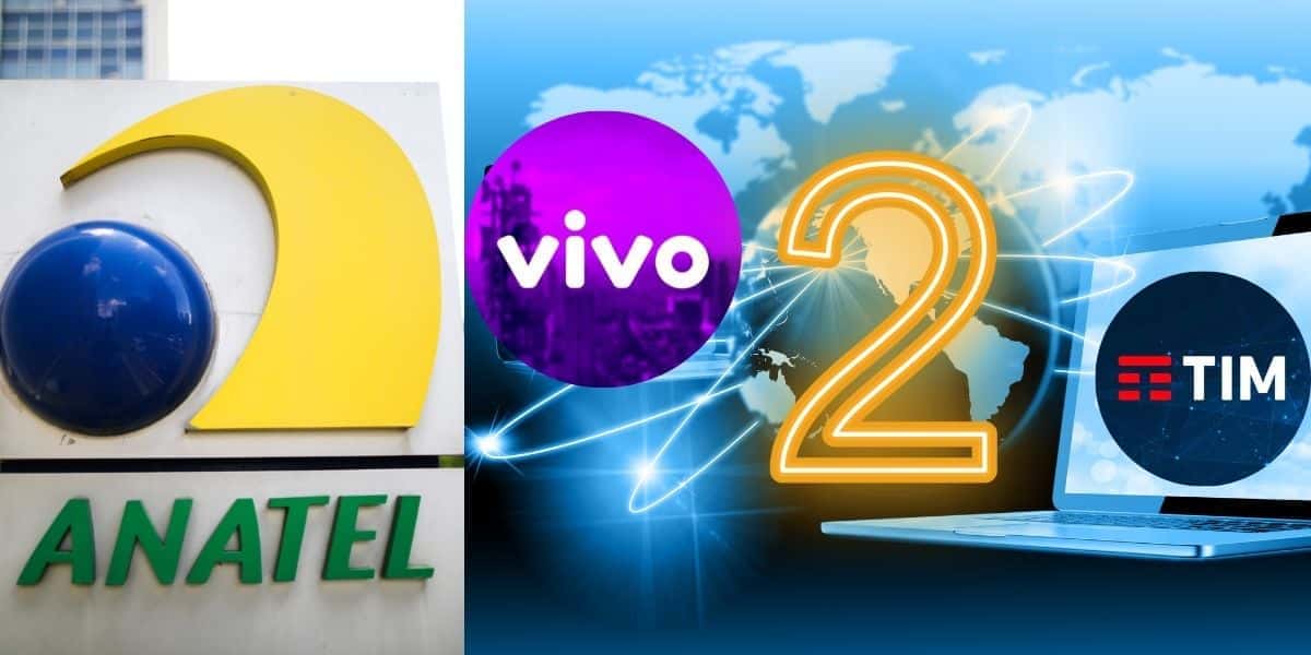 Anatel, Vivo e TIM (Foto: Reprodução / Canva / Montagem TV Foco)