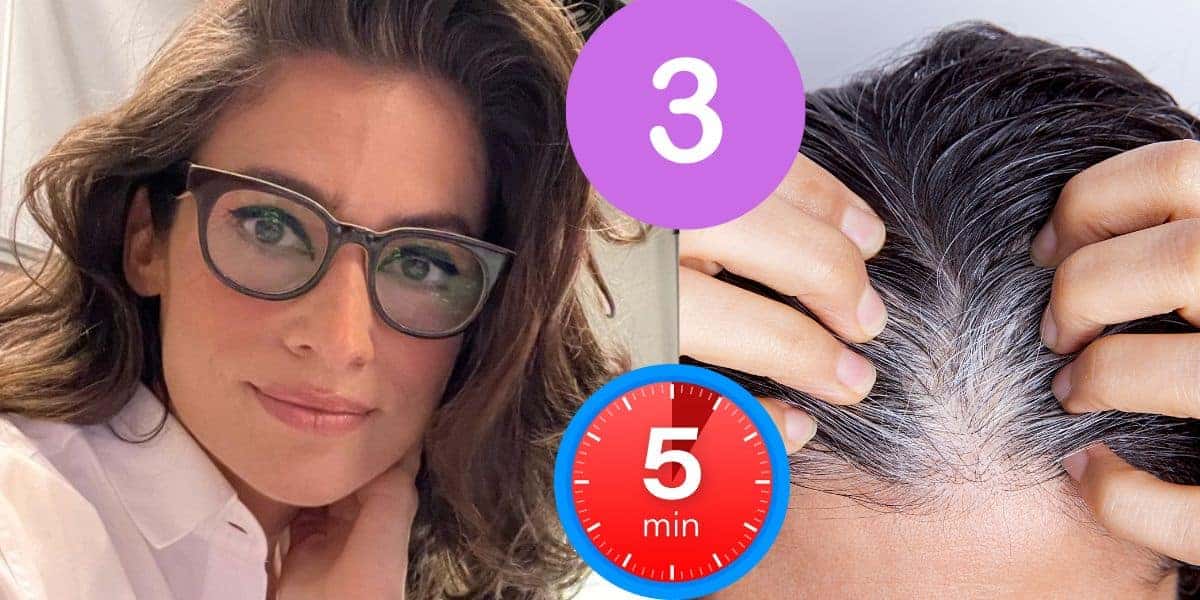Renata Vasconcellos e cabelos grisalhos (Foto: Reprodução / Globo / Canva)