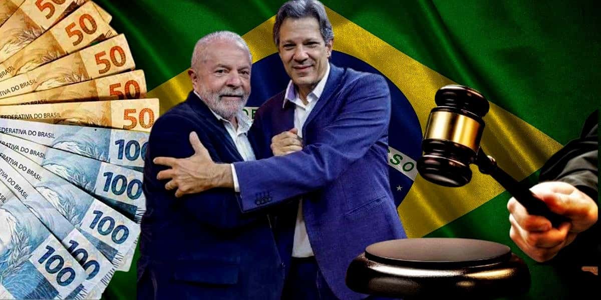 Brasileiros comemoram projeção de novo salário mínimo de 2025 decidido após nova lei de Lula e confirmado por Haddad ( Foto Reprodução/montagem/Lennita/Tv Foco/Canva/ Ricardo Stuckert)