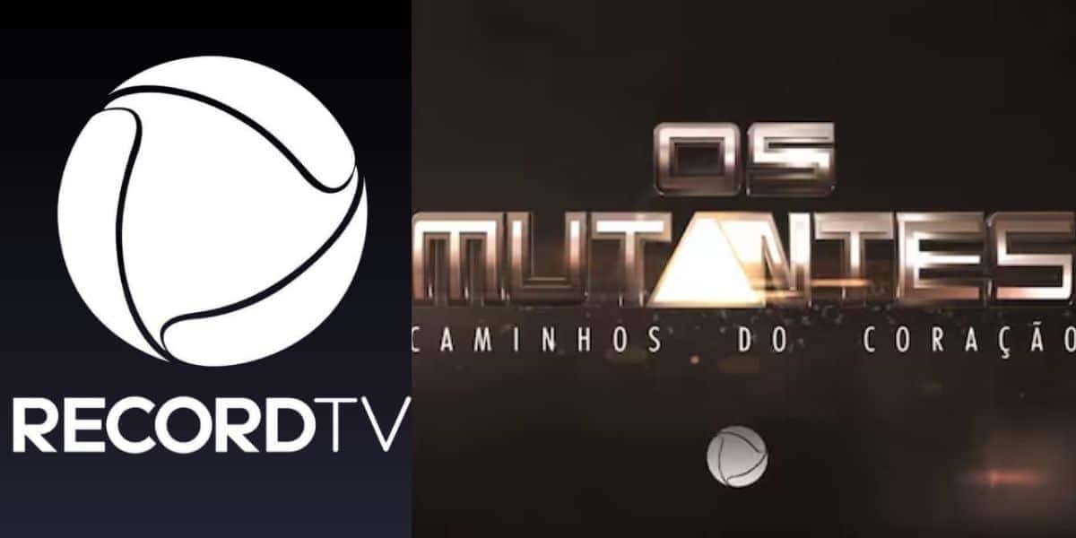 Logo da Record / Logo Os Mutantes - Montagem: TVFOCO