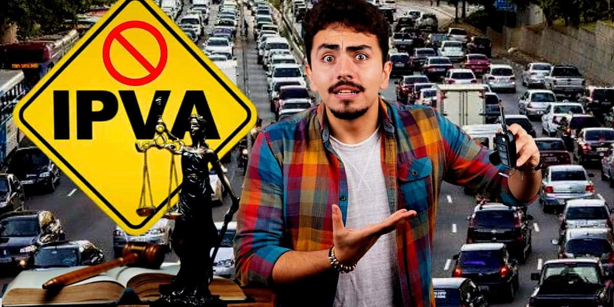Nova lei estipula proibição no IPVA que assusta brasileiros (Foto: Reprodução/Montagem/Lennita/Tv Foco/Canva)
