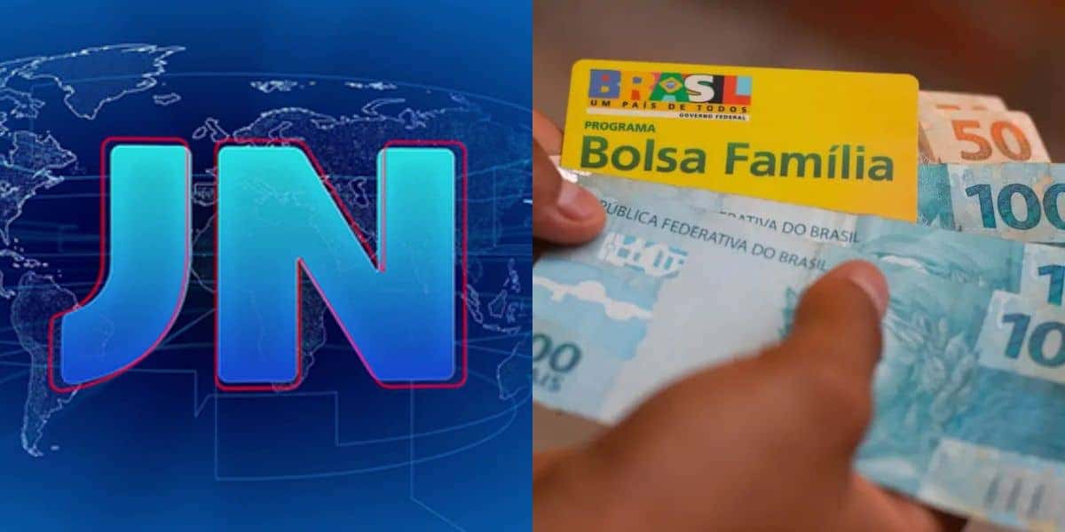 O Jornal Nacional deu notícia envolvendo o Bolsa Família (Foto: TV Globo)