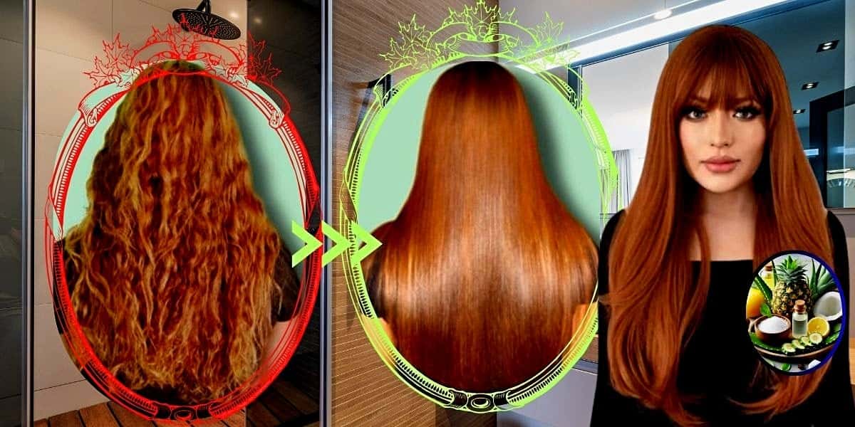 Progressiva caseira pode alisar o cabelo de forma extremamente eficiente e sem gastos com salão (Foto Reprodução/Montagem/Lennita/Canva/Shein/Pinterest)