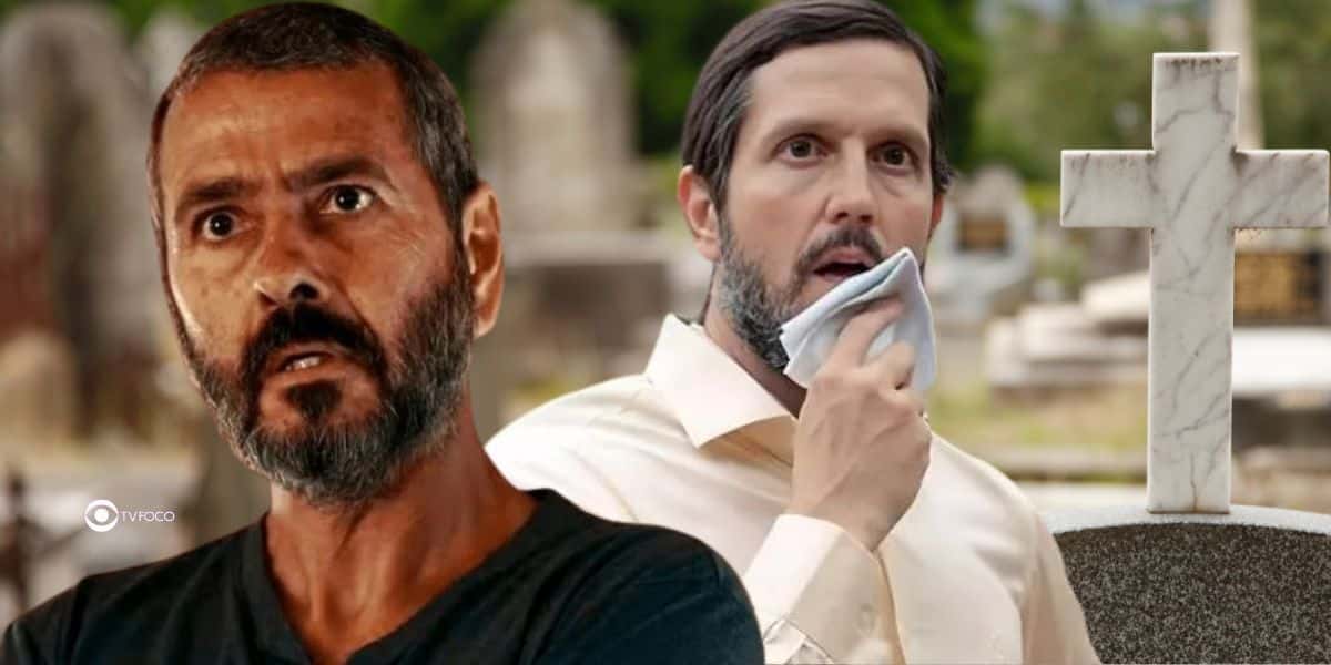 José Inocêncio e Egídio em Renascer (Foto: Reprodução / Globo / Montagem TV Foco)