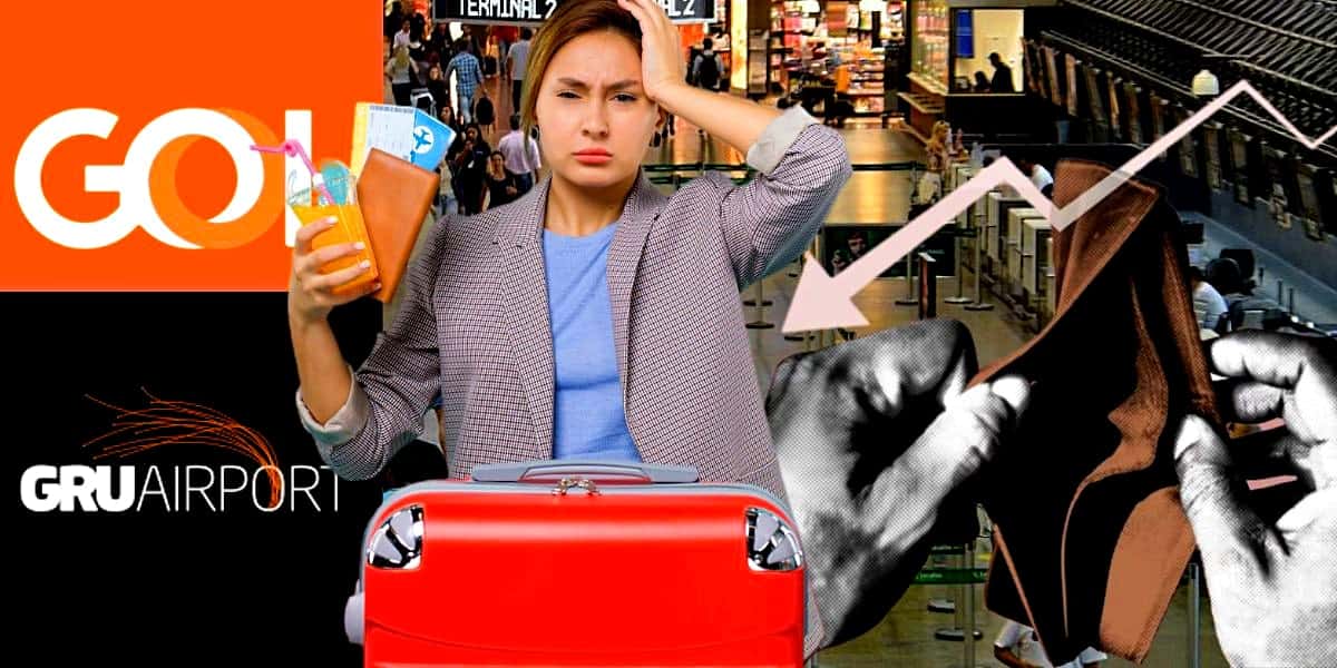 Grande empresa brasileira acaba de pedir pela sua recuperação judicial e vivencia mesmo terror da GOL (Foto Reprodução/Montagem/Lennita/Tv Foco/Canva/GRU/Gol)