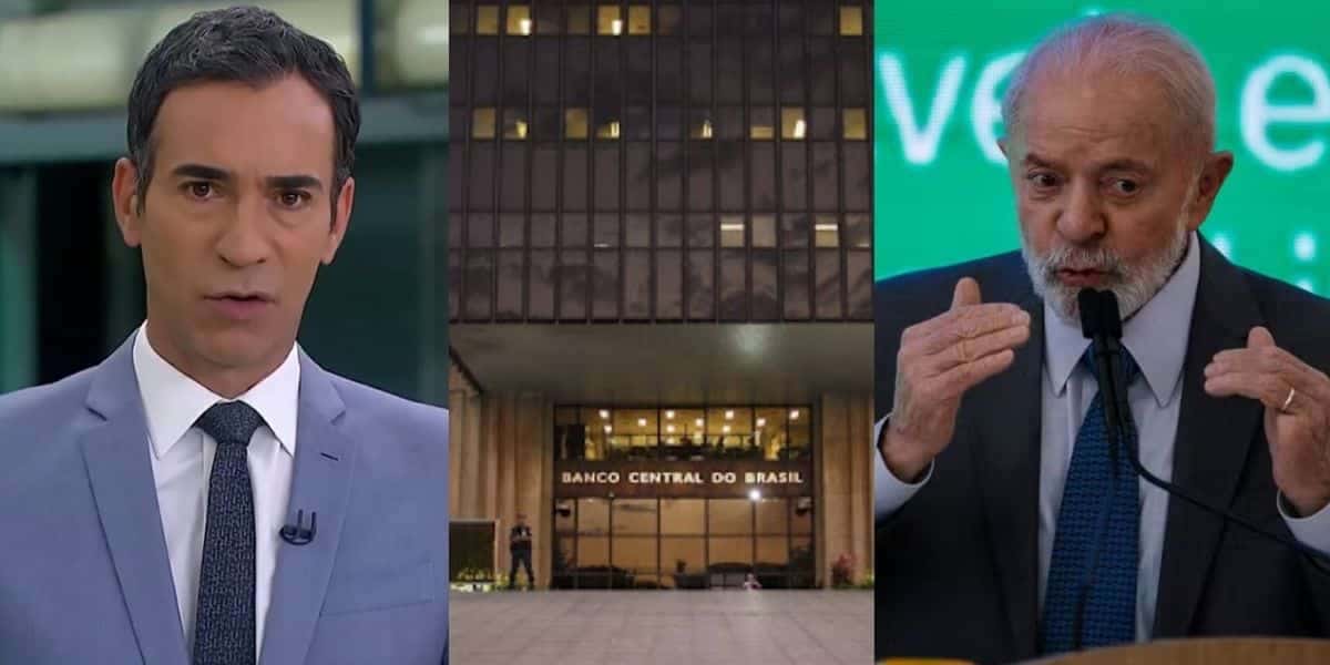 César Tralli / Banco Central / Lula - Montagem: TVFOCO