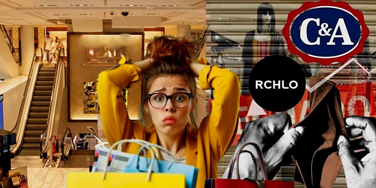 Loja amada dos shoppings, rival da C&A e Riachuelo, teve portas fechadas e se despediu do país após falência (Foto Reprodução/Montagem/Lennita/Tv Foco/Canva/Freepik/C&A/Riachuelo)