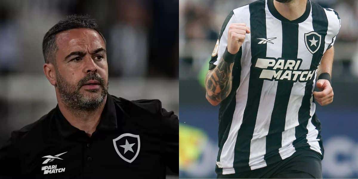 Artur Jorge expulsou craque da Europa do Botafogo (Reprodução: Thiago Ribeiro/AGIF / Montagem TV Foco)