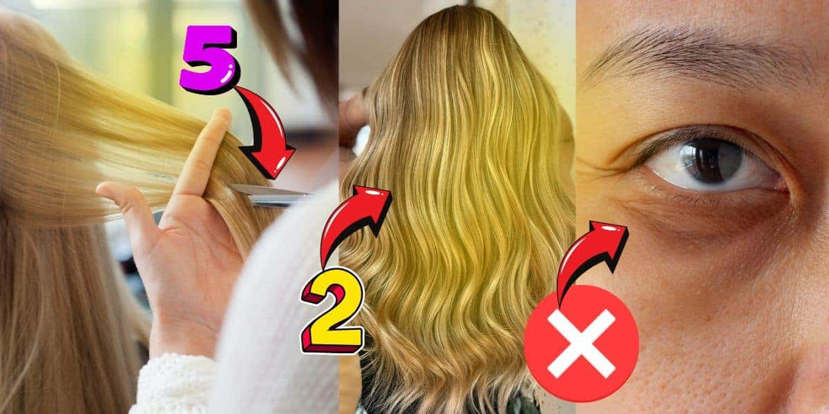 Corte de cabelo, mechas e olheiras (Foto: Reprodução / Canva / Montagem TV Foco)