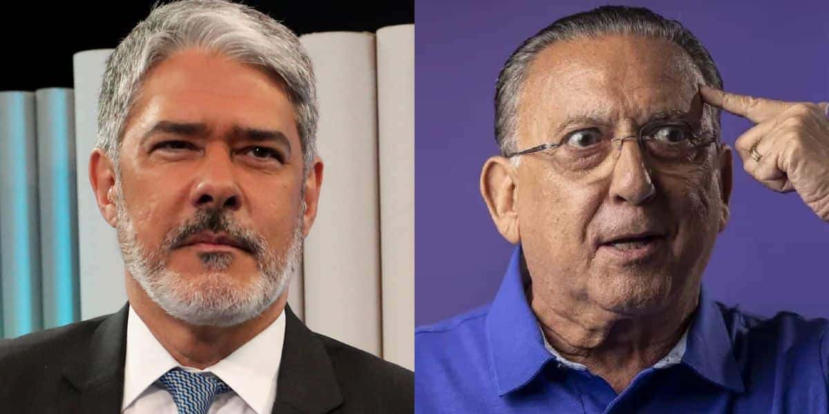 William Bonner e Galvão Bueno (Foto: TV Globo)