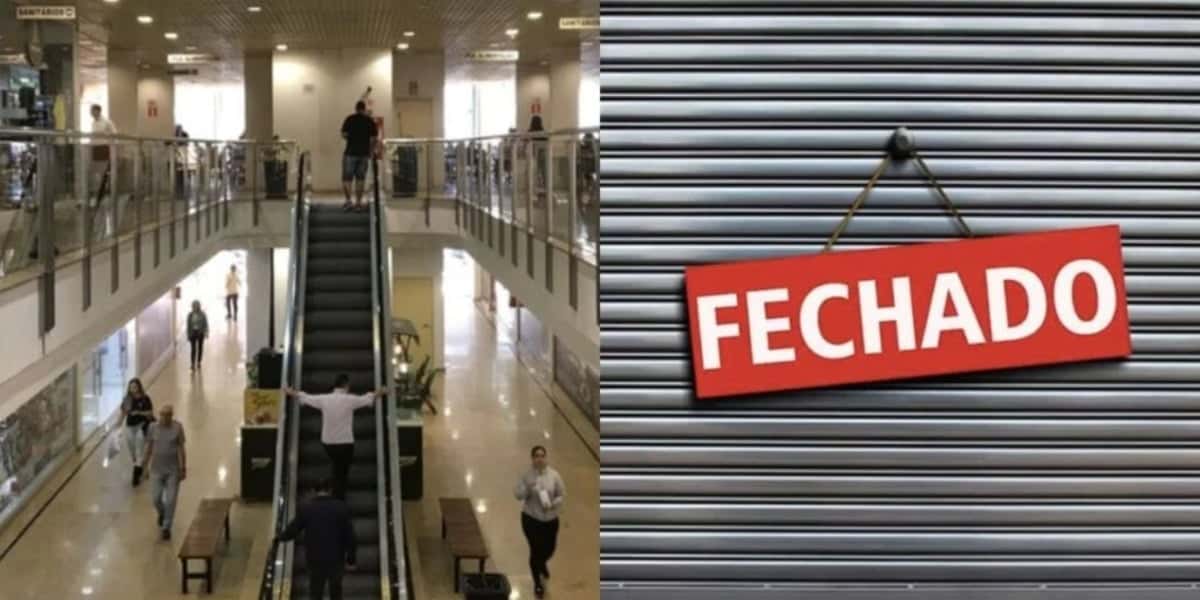Shopping fechado - Foto: Internet