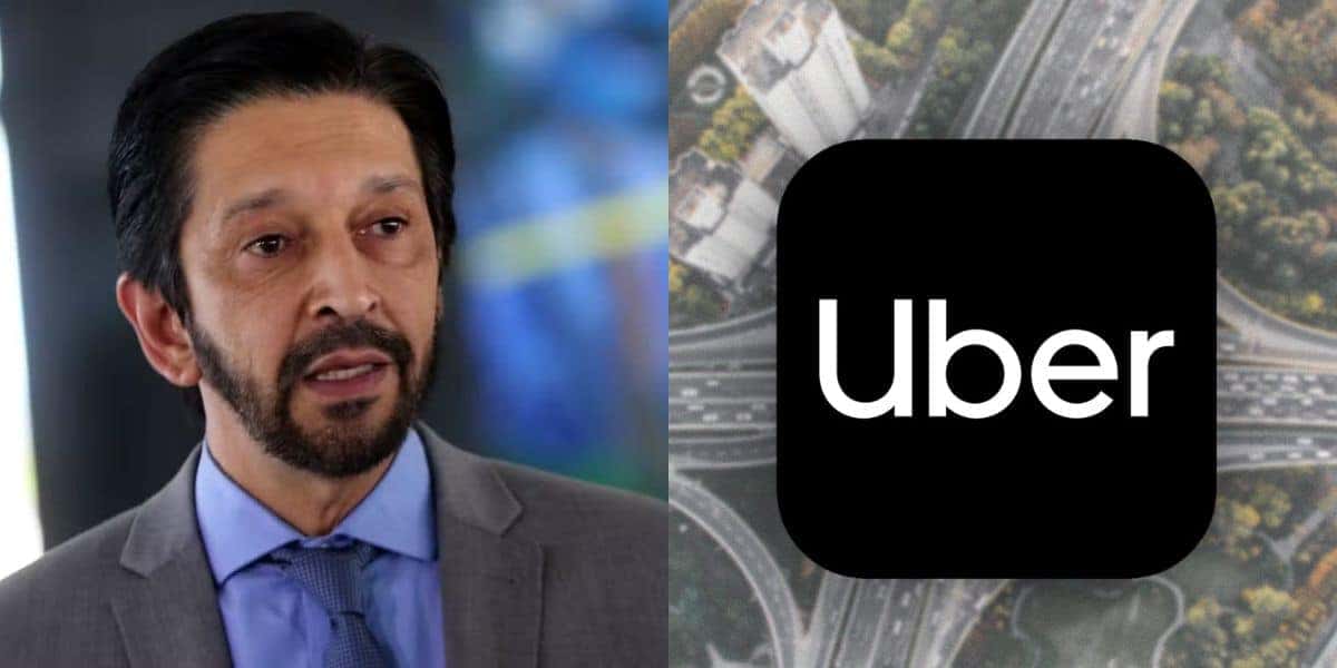 Ricardo Nunes - Uber em São Paulo (Reprodução: Wilson Dias/Agência Brasil / Montagem TV Foco)
