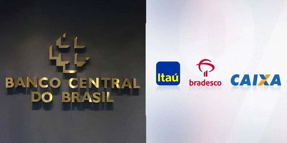 Banco Central - Bradesco, Caixa, Itaú (Foto: Reprodução, Montagem - TV Foco)