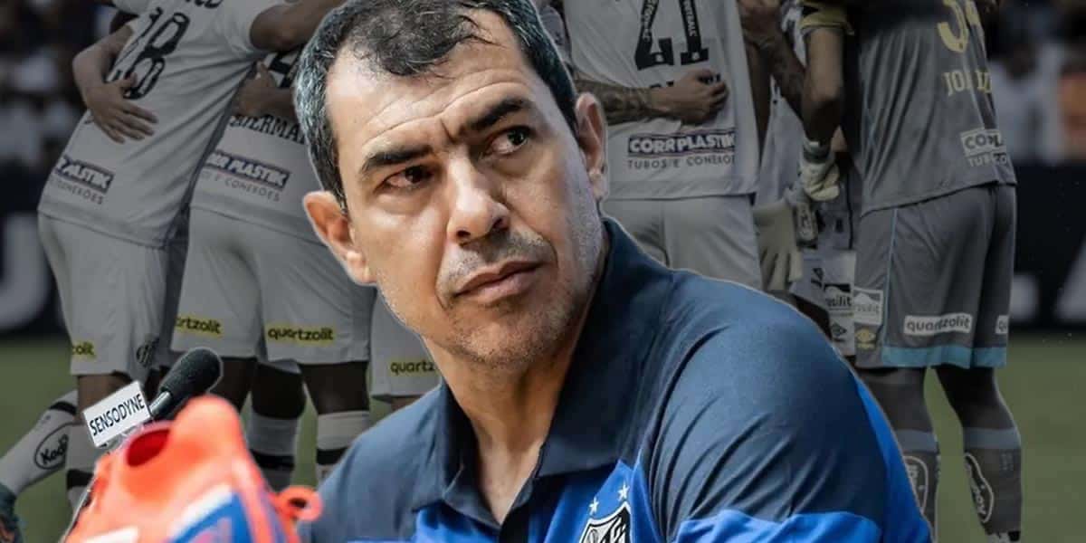 Carille (Foto- Reprodução/Santos FC/X)