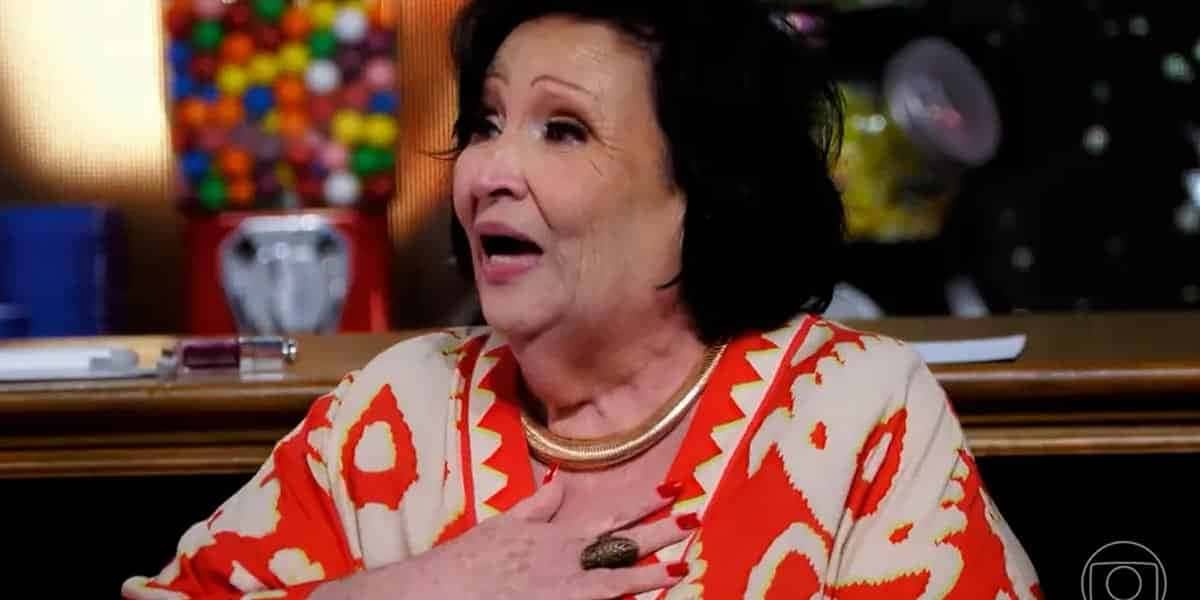 Déa Lúcia no Domingão com Huck (Foto: Reprodução - Globo)