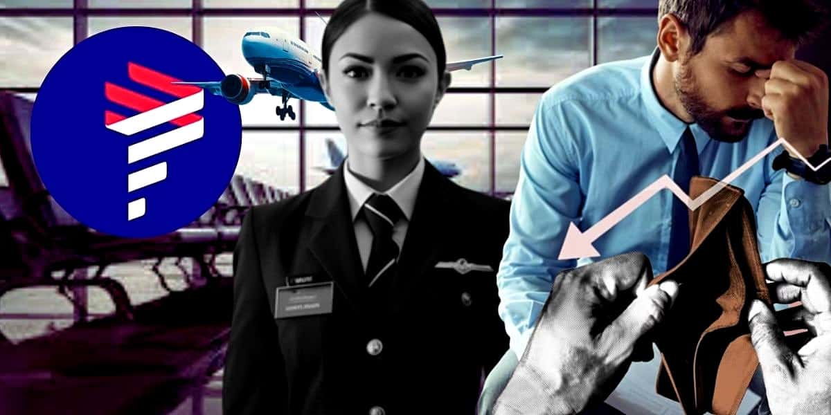 Companhia aérea, rival da Latam, teve falência declarada após crise (Foto Reprodução/Montagem/Lennita/Tv Foco/Canva/LATAM)