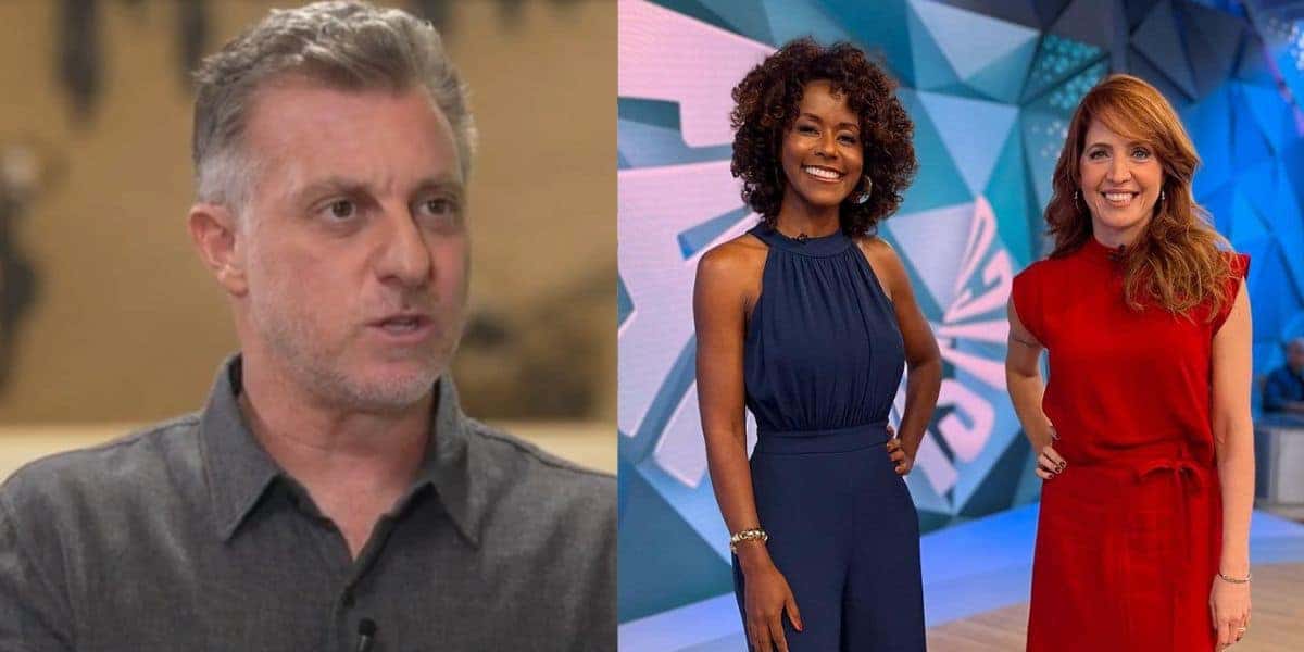 Luciano Huck, Maju Coutinho e Poliana Abritta no Fantástico (Fotos: Reproduções / Globo / Instagram)