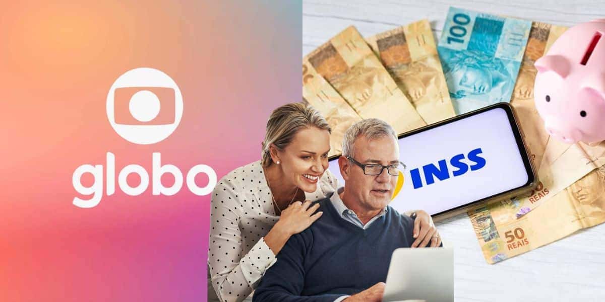 Globo confirmou maior liberação do INSS aos aposentados (Reprodução: Montagem TV Foco)