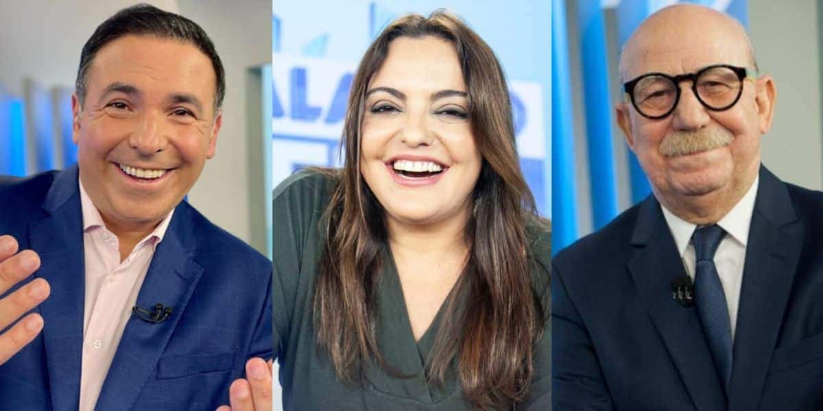 Gottino, Fabíola e Lombardi, estrelas da Record (Reprodução/Montagem/Canva/UOL)