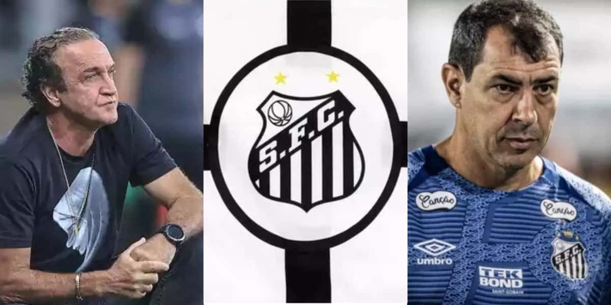 Cuca bate o martelo e emite anúncio sobre substituir Carille no Santos - (Foto: Montagem / TV FOCO)