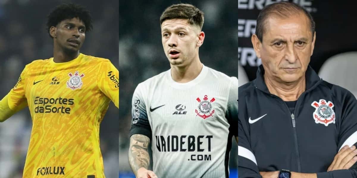 viradas no Timão acontecem envolvendo Hugo Souza, Garro e Ramón - (Foto: Montagem / TV FOCO)