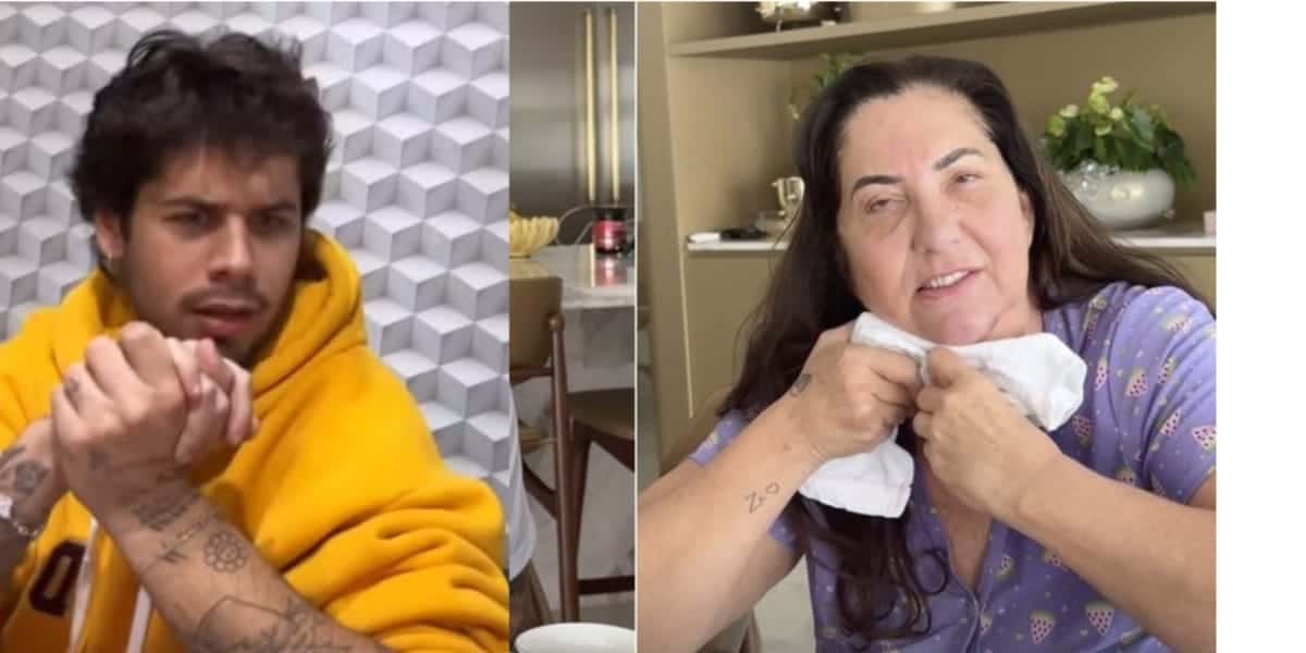 Zé Felipe fica em estado de choque ao ver procedimento estético de mãe de Virginia Fonseca - Foto: Internet
