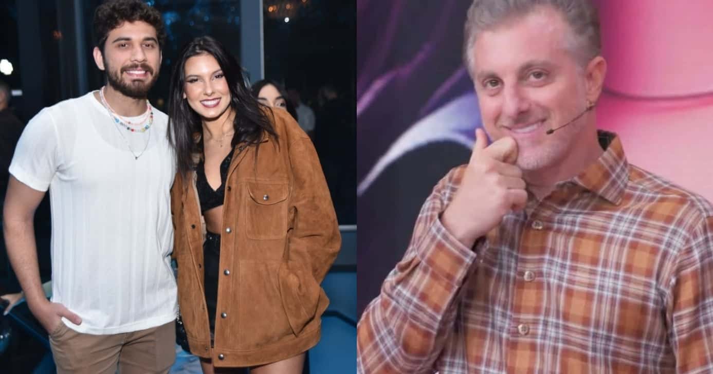 Gustavo Mioto expõe Ana Castela no Domingão: "Chorando" (Foto: Reprodução/Montagem TV Foco)