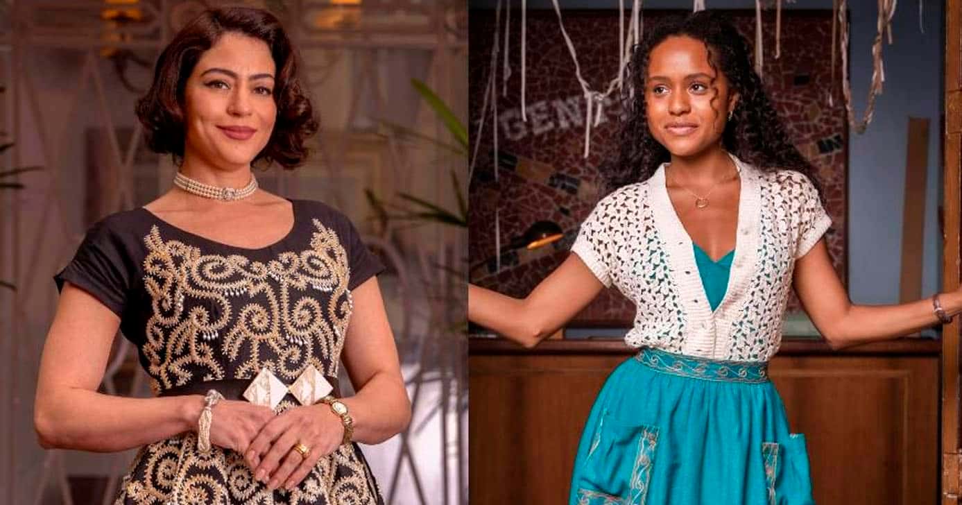 Clarice (Carol Castro) e Beatriz (Duda Santos) em 'Garota do Momento' (Foto: Beatriz Damy/Globo)