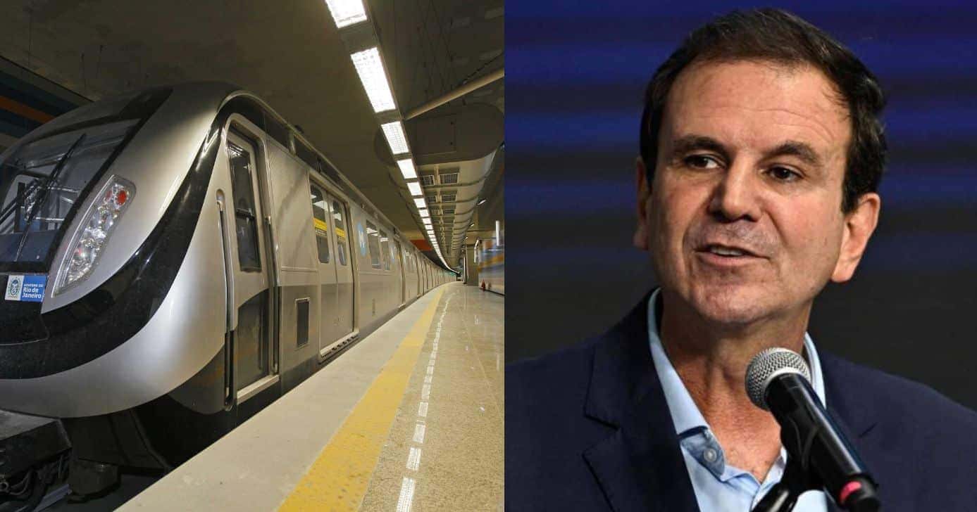 Metrô do Rio de Janeiro / Eduardo Paes - Montagem/TV Foco